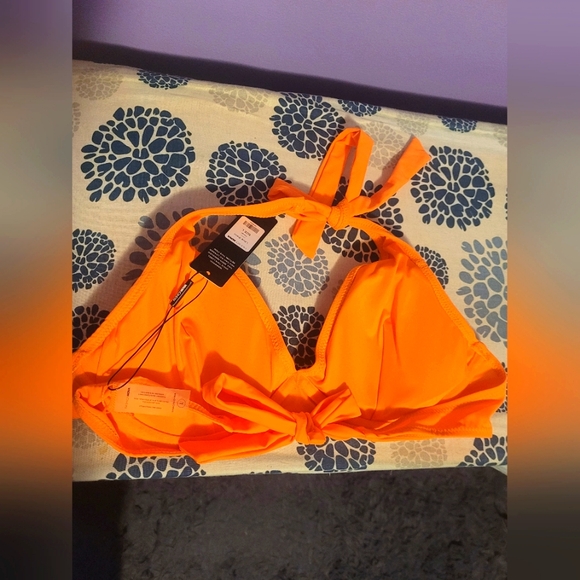 Fashion Nova Libra Orange Halter Bikini Set NWT - Picture 7 of 8
